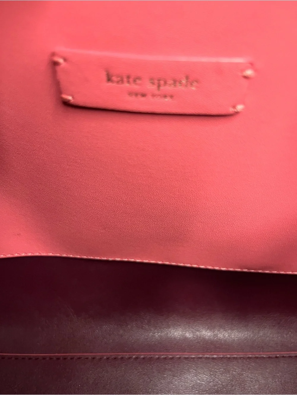 Kate Spade Magnolia Street Mina Scalloped Crossbody Tote - Raspberry Pink NWOT